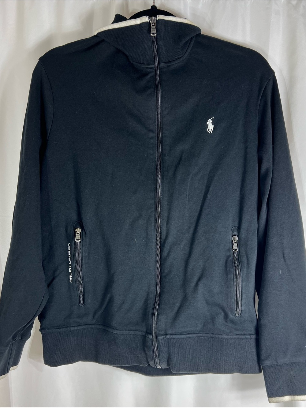 Polo Ralph Lauren Mens Cotton Full-Zip Track Jacket size L